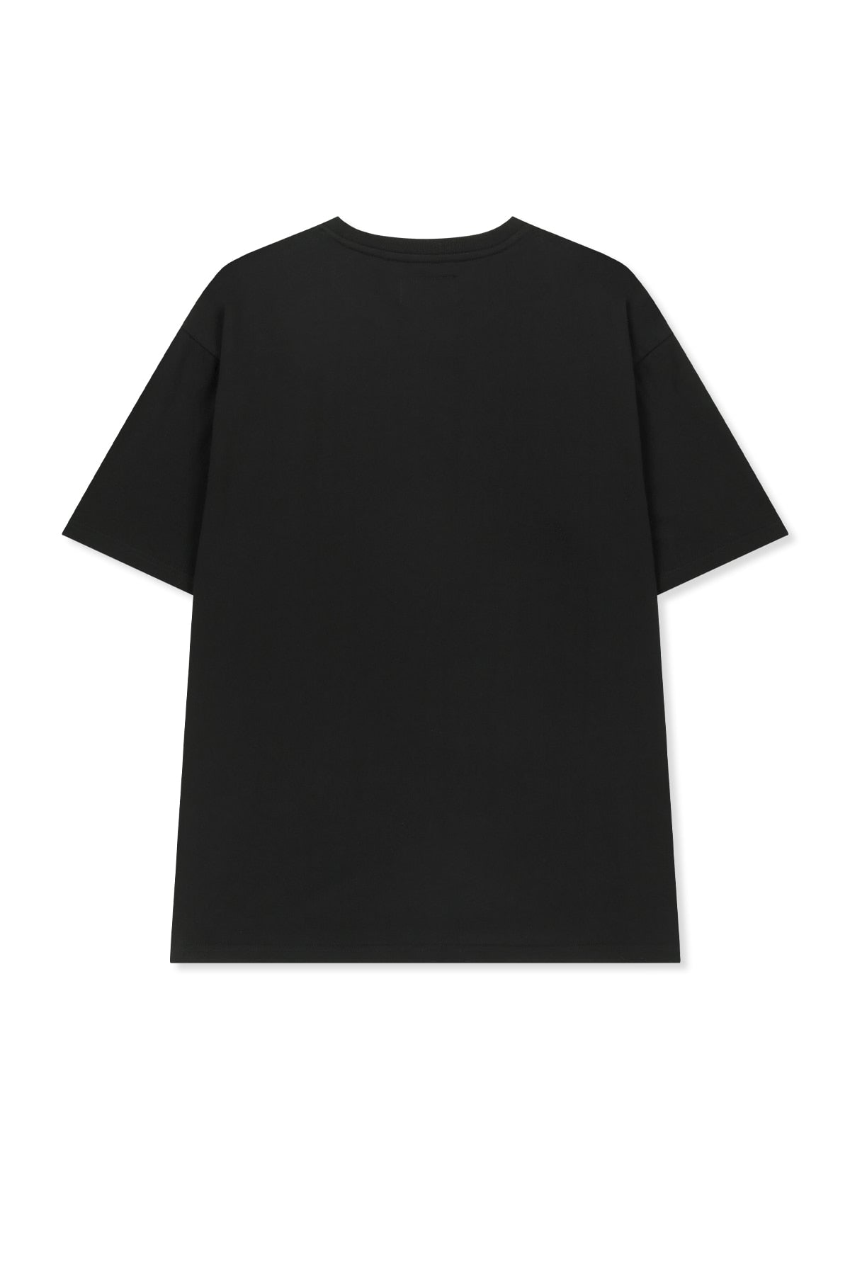 Matinkim Applique Felt Logo Top For Men IN Black