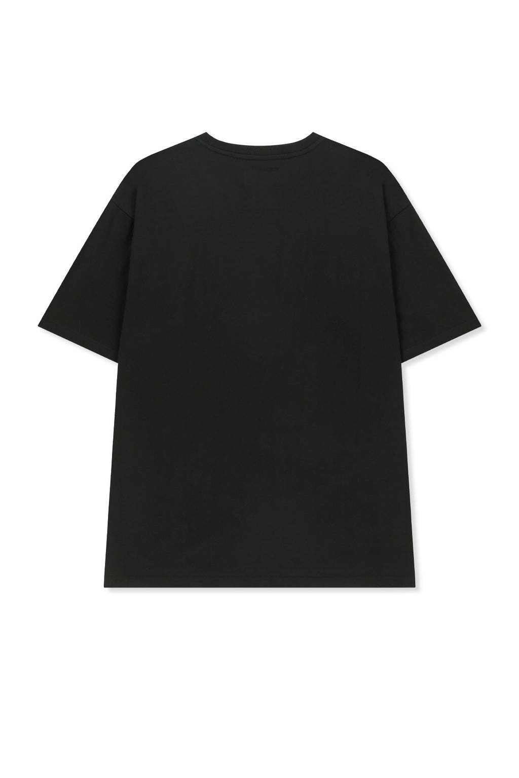Matinkim Applique Felt Logo Top For Men IN Black