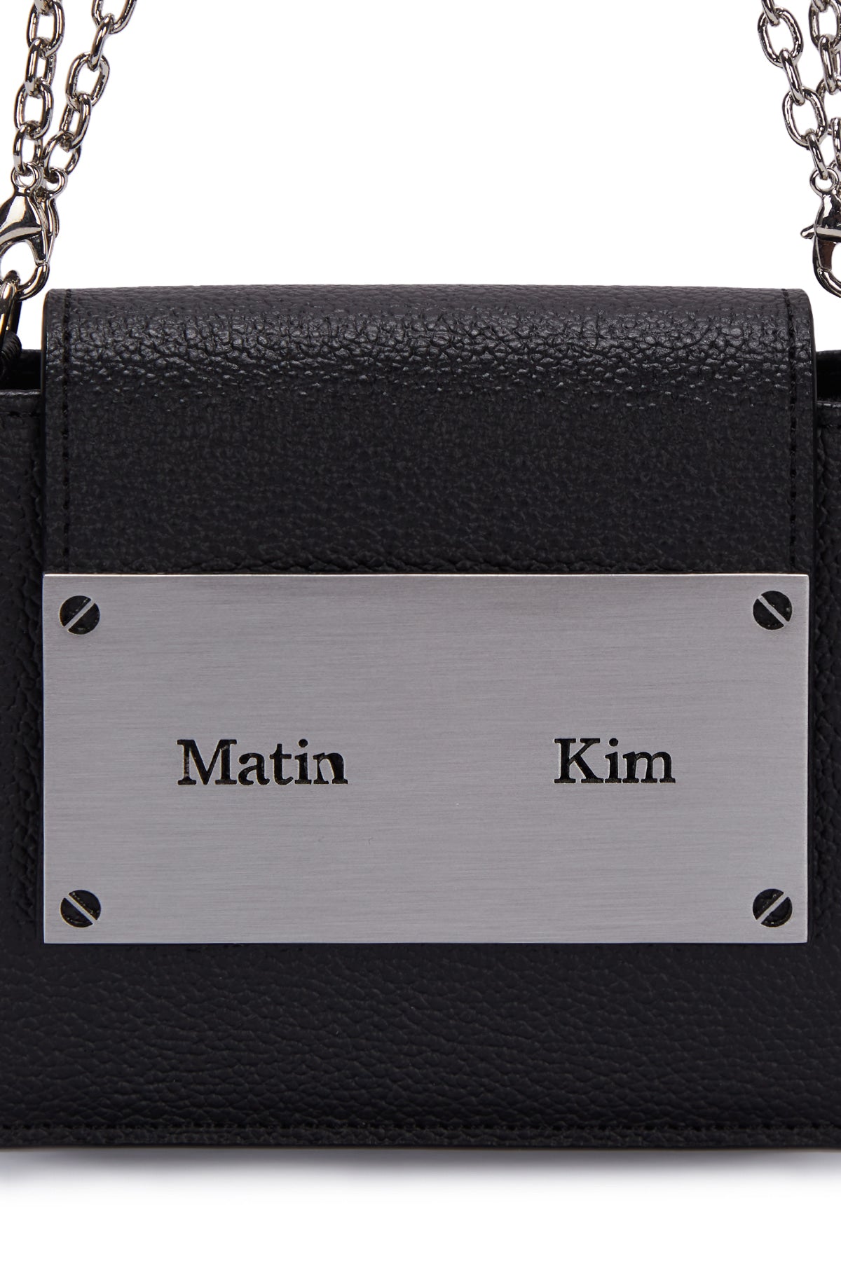[matinkim] ACCORDION MINI BAG IN BLACK