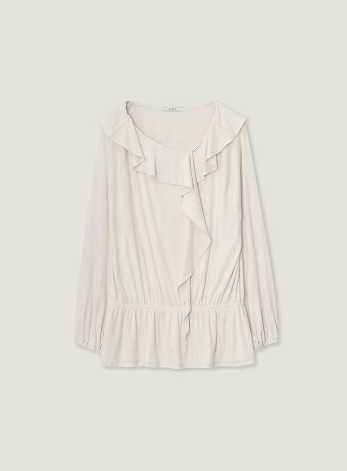 Mango Maniplease Yul Frill Tee Cream
