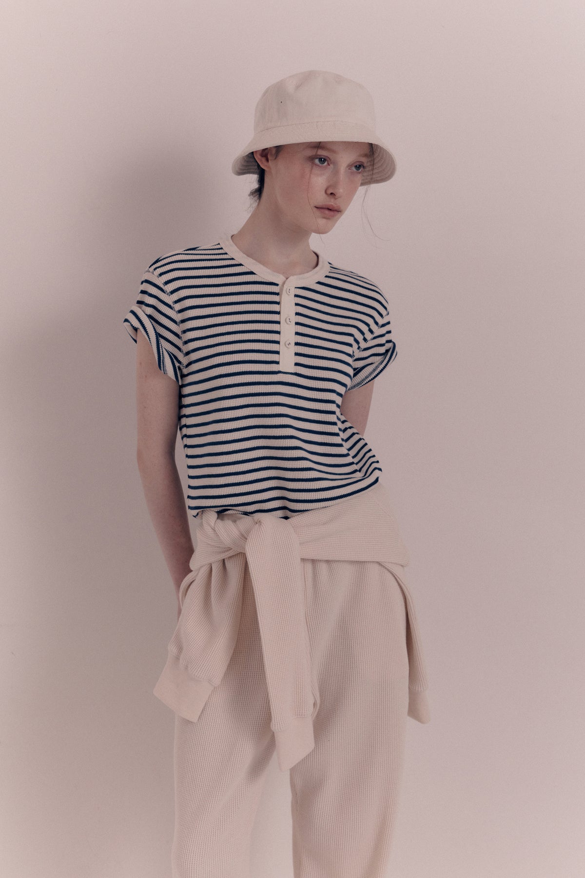 Nothing Written Traveller cotton hat (Ivory)