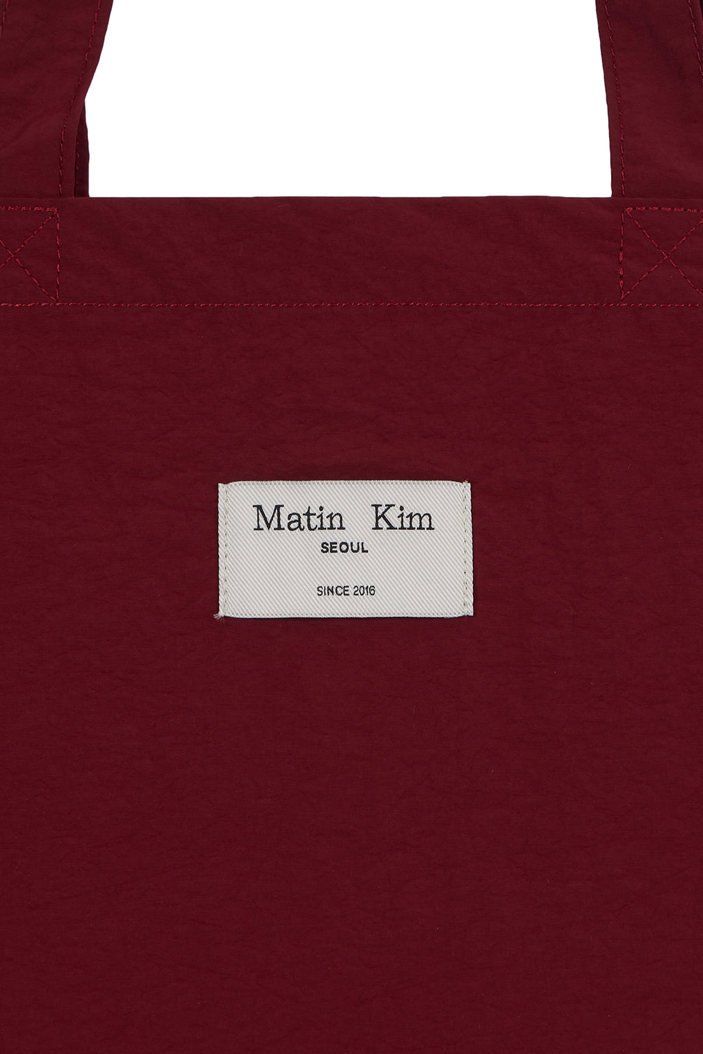 [matinkim] MATIN PALETTE ECOBAG IN BURGUNDY