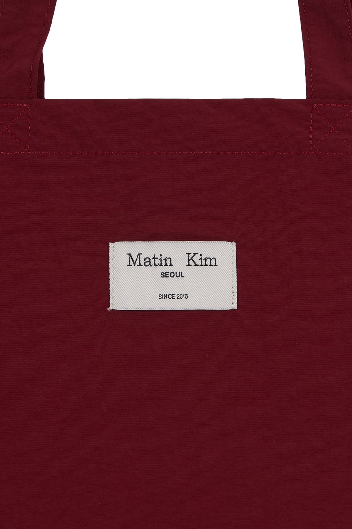 [matinkim] MATIN PALETTE ECOBAG IN BURGUNDY