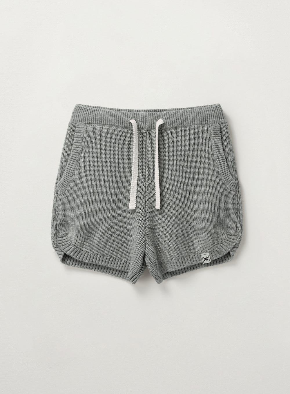 [satur] (W) Cashmere Blend Knit Shorts - Melange Gray