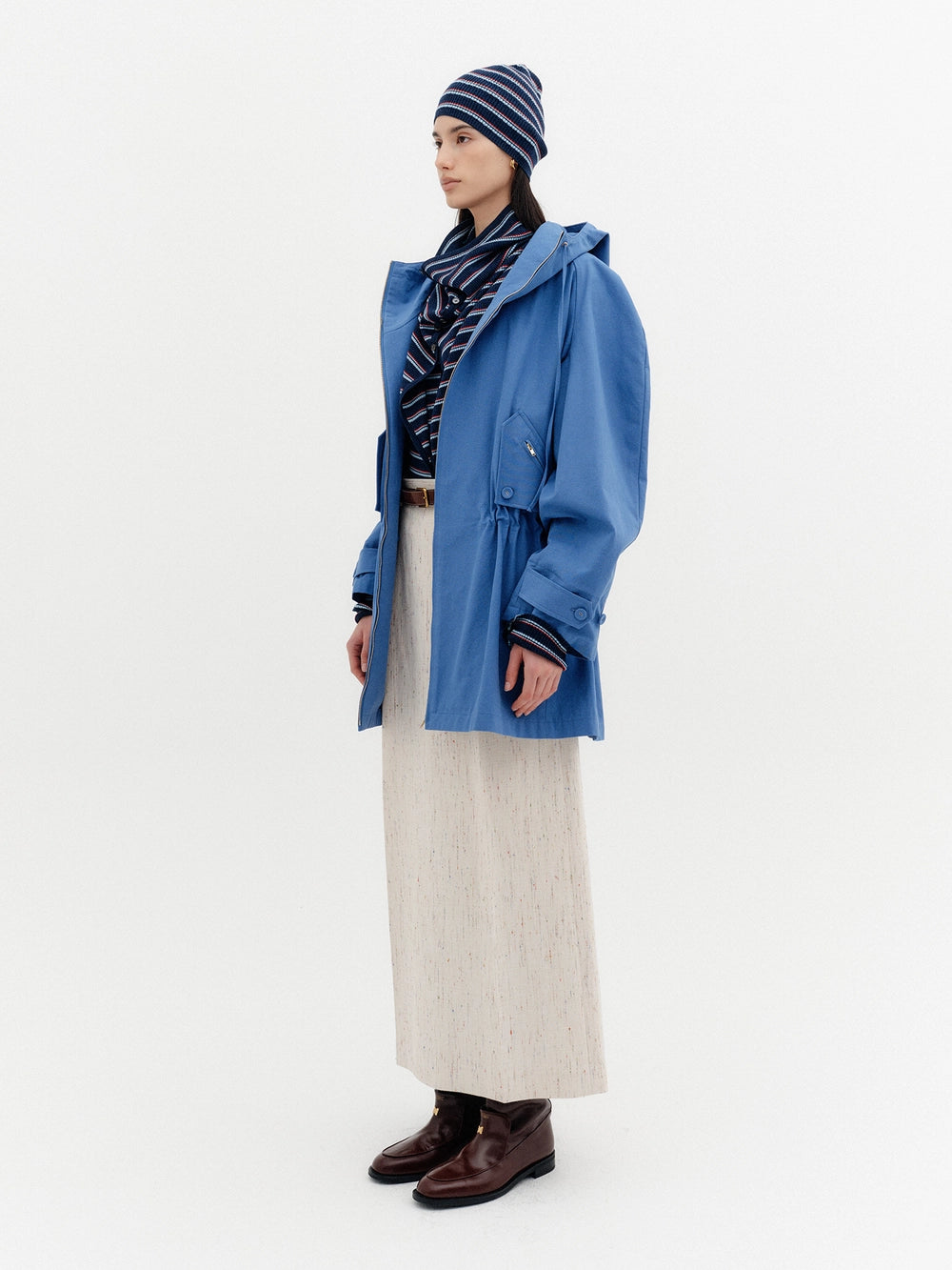 EENK Utility Hoodie Jumper - Blue