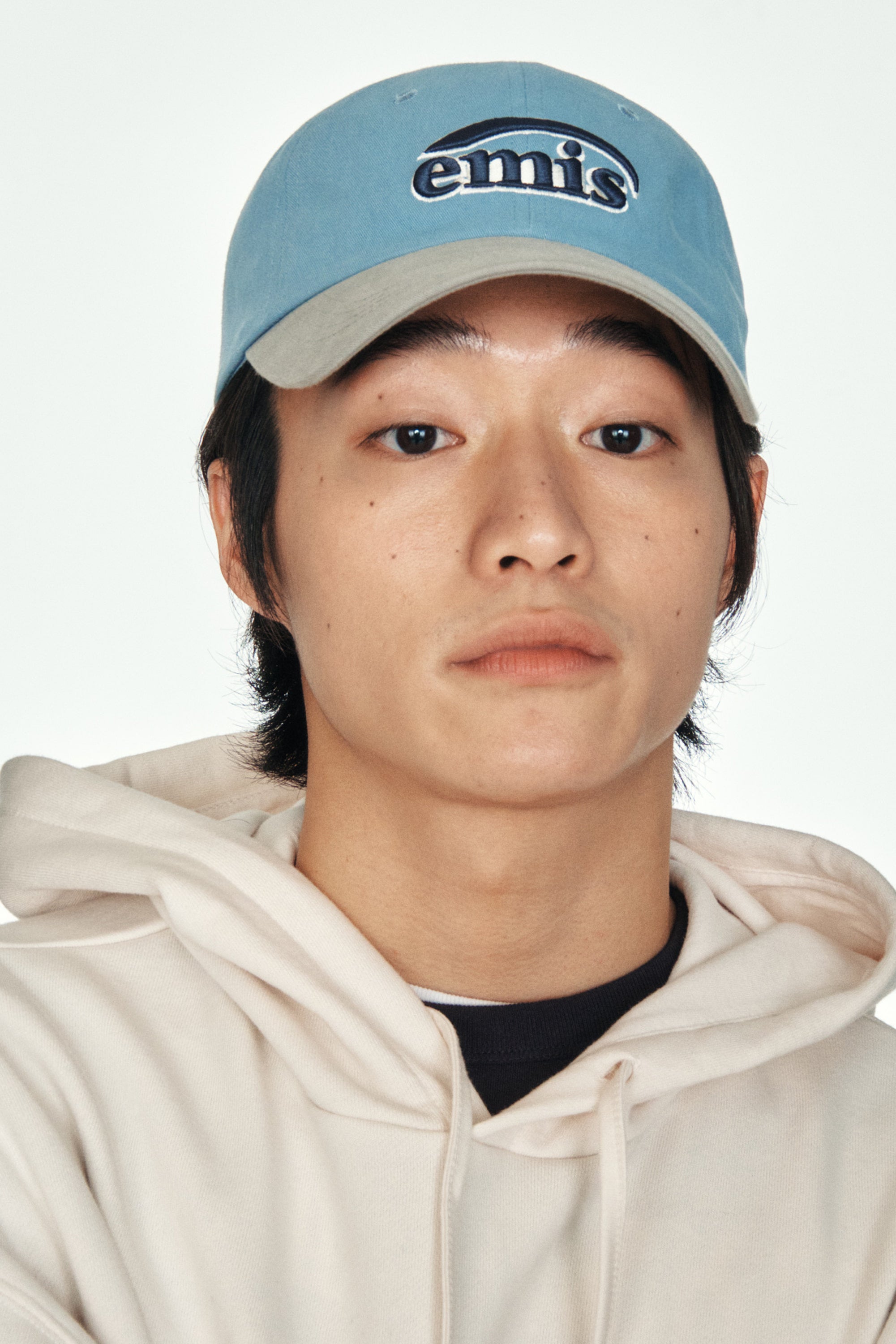 Emis Duo Logo Two Tone Ball Cap-Blue