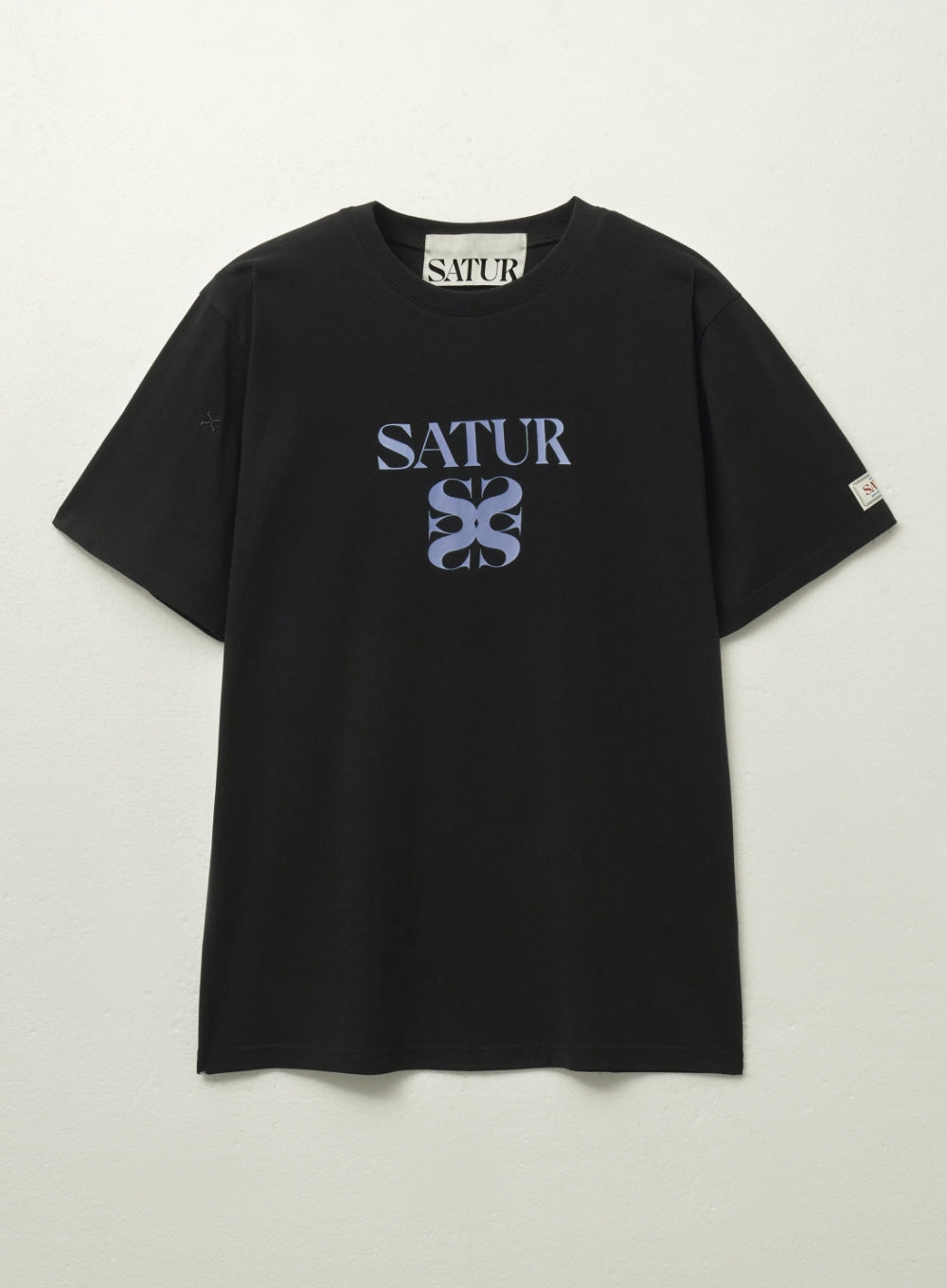 [satur] Classic Logo T-Shirt - Art Black