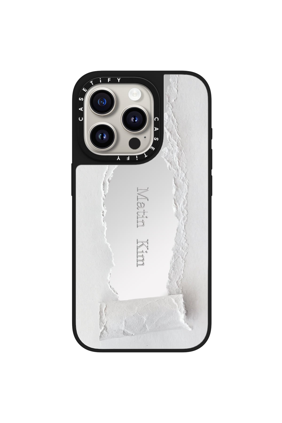 Matinkim Matin Kim X Casetify Paper Case IN Silver