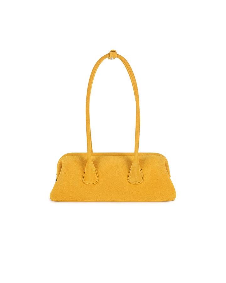 Osoi Boat Wide Mini Suede Mustard