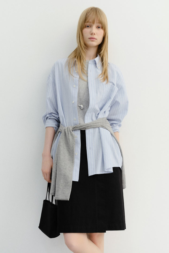 Dunst 90S Midi Skirt Black