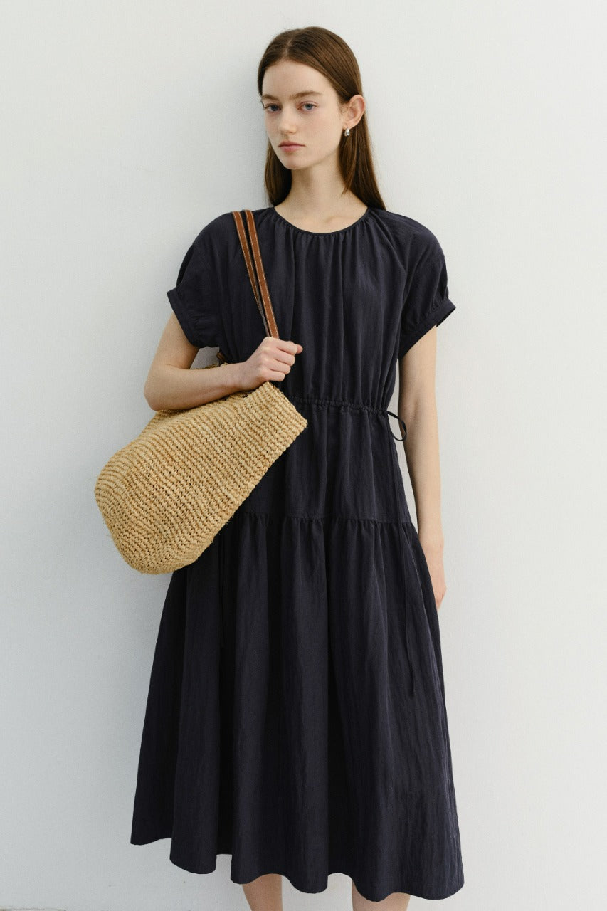 Dunst Half Sleeve Dress Deep Navy