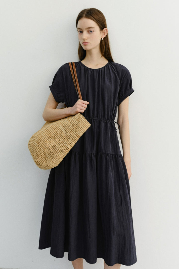 Dunst Half Sleeve Dress Deep Navy