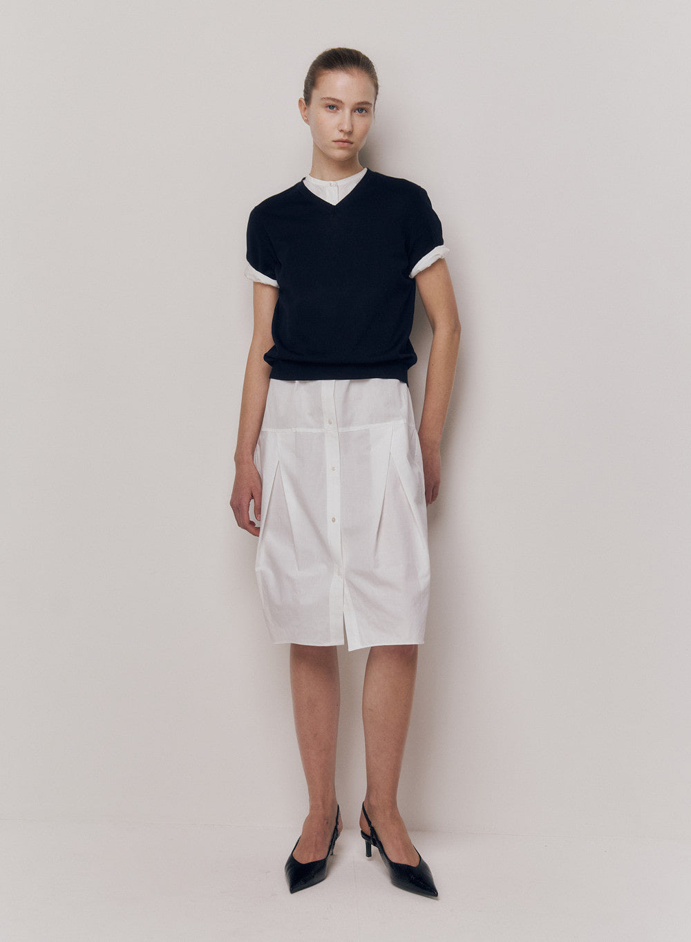 Kindersalmon Ben Cotton Dress White