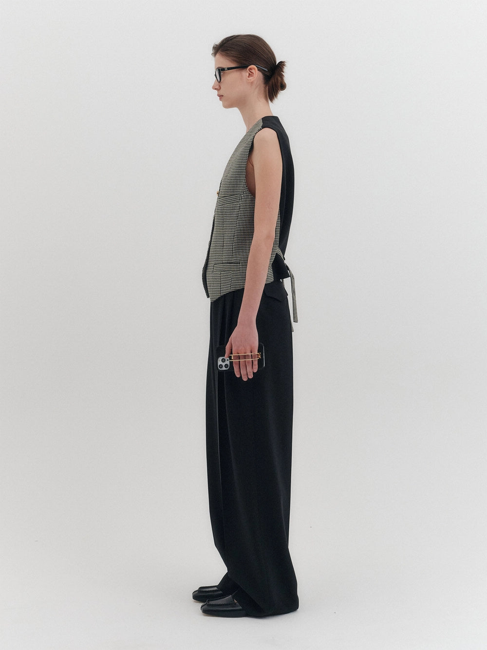 EENK Two-Tuck Wide Pants - Black