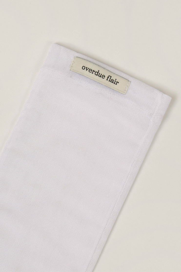 Overdueflair Mesh Socks White