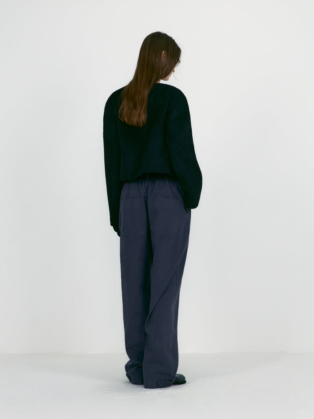 [low_classic] Hairy Boucle Wool Short Jacket
Black