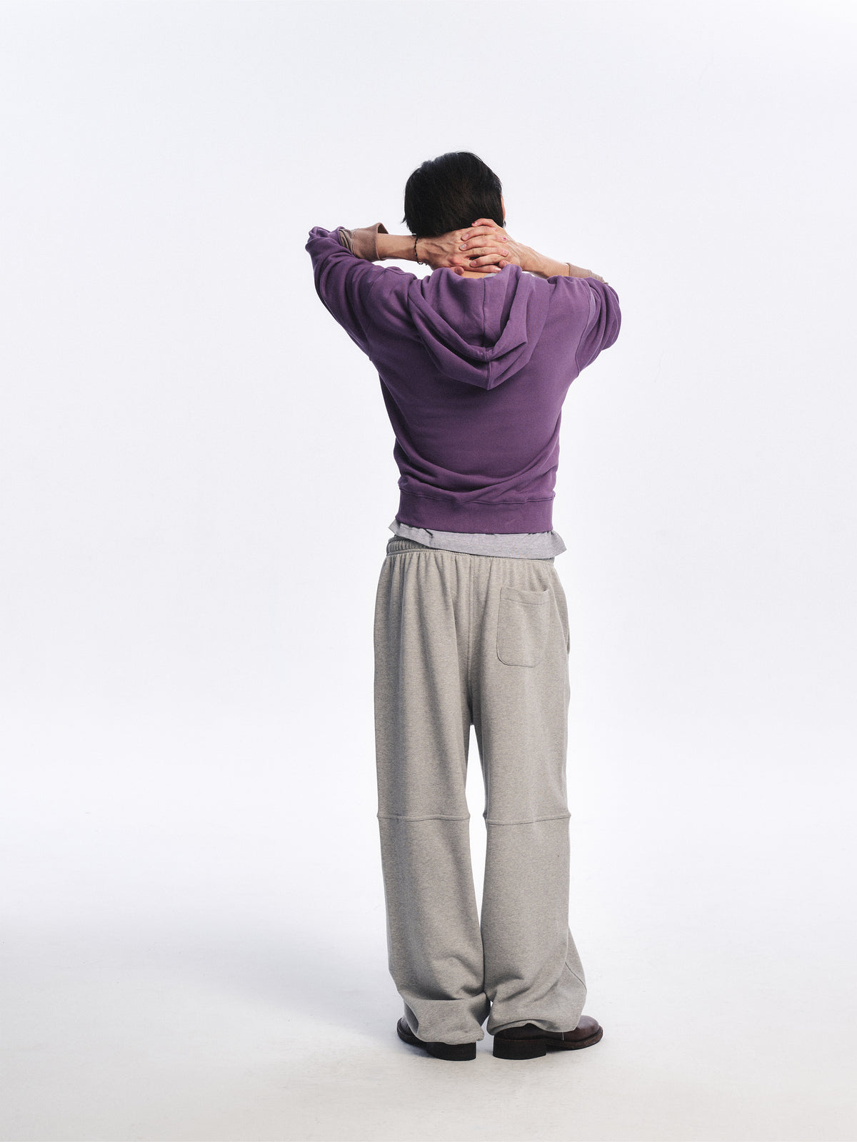 Low Classic Lc Regular Zip-Up Hoodie Purple