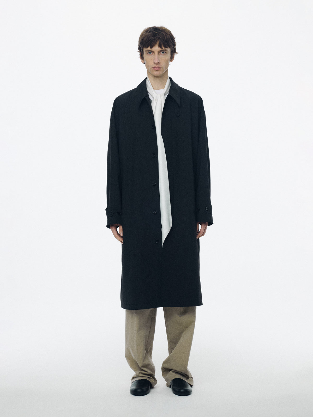 Nothing Written Covent wool coat (Deep charcoal, M)