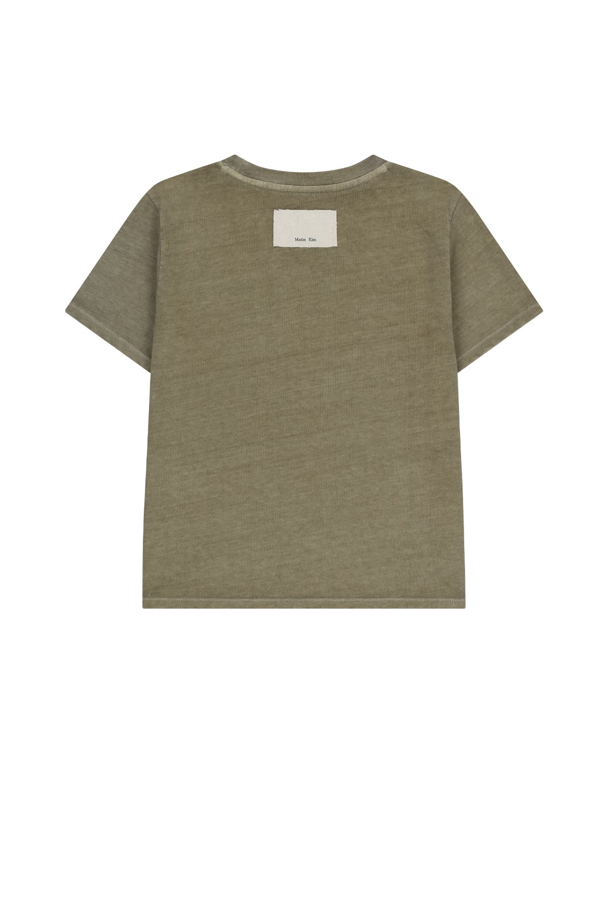 Matinkim Washed Logo Full Pintuck Top IN Beige