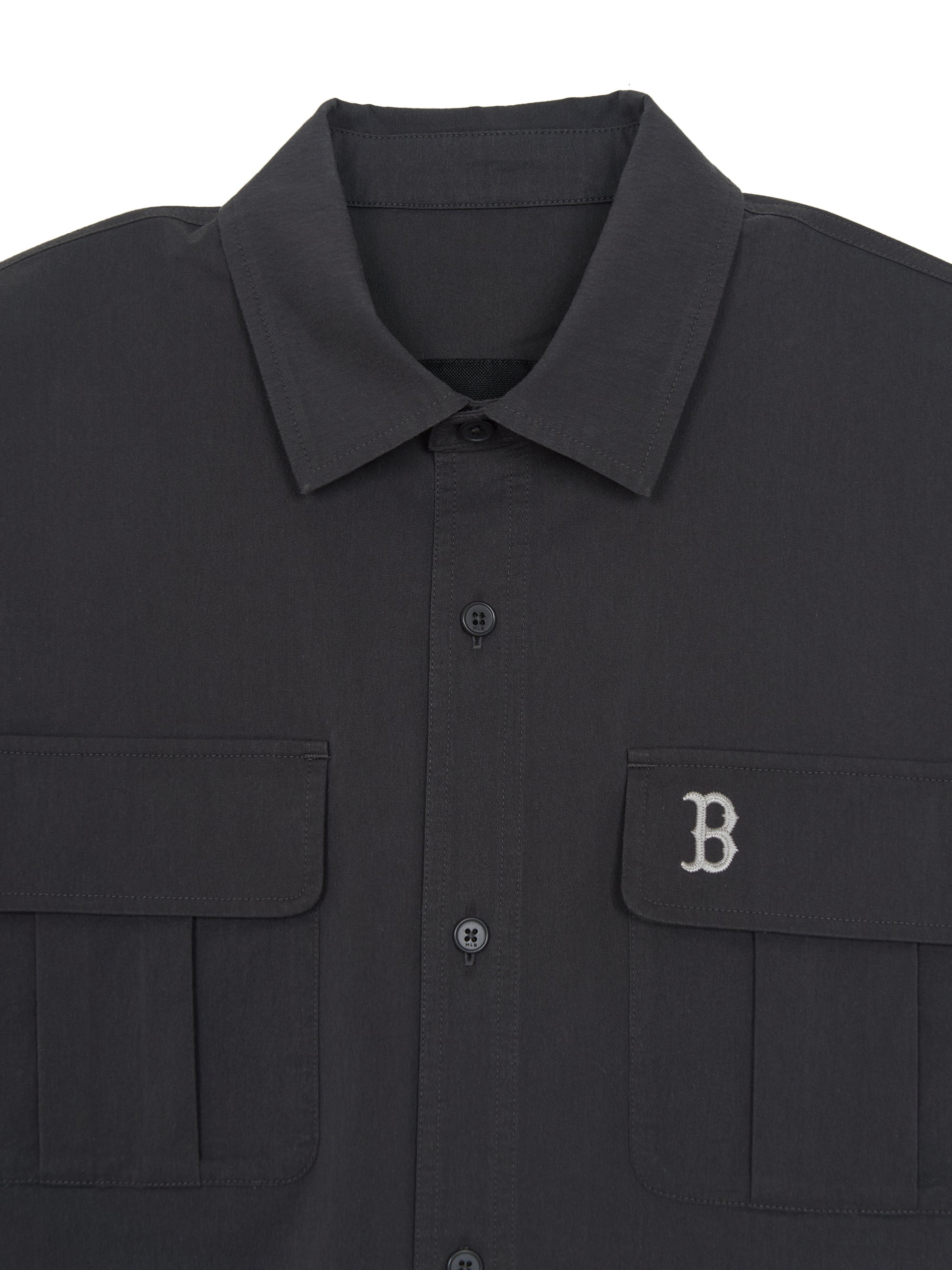 MLB Korea Street Vintage Washing Cotton Blend Short Sleeves Shirts
