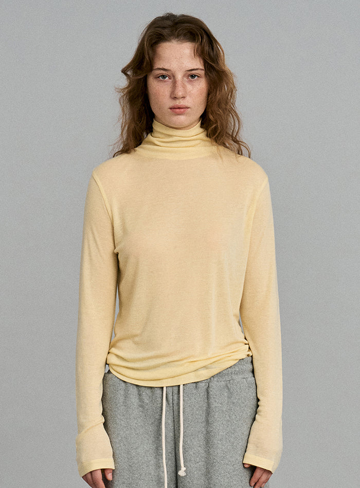 Mango Maniplease Carming Turtle Tee Light Yellow