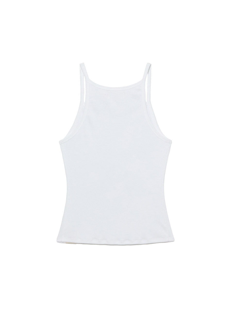 GLOWNY G Fine Strap Camisole (White)