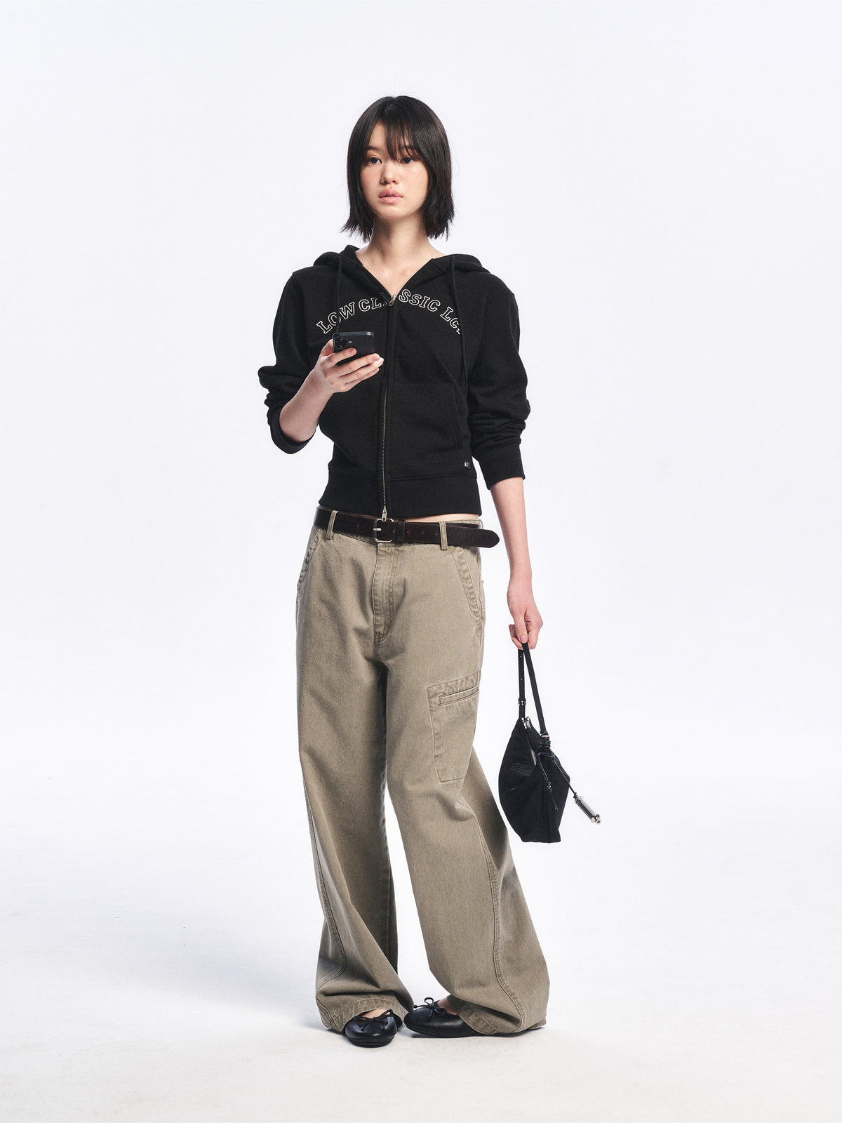 Low Classic Mini Strap Sholder Bag Black