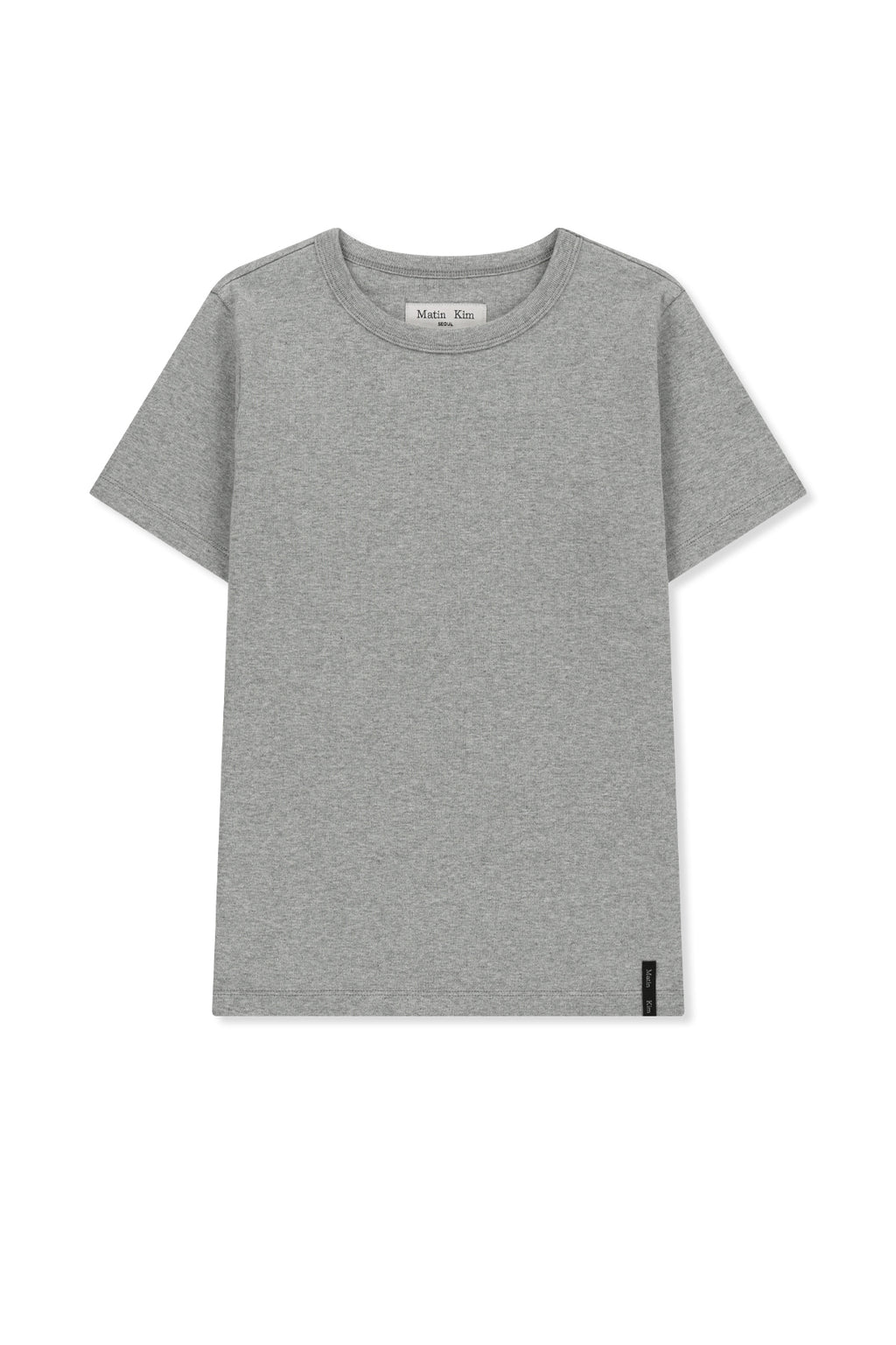 Matinkim Label Detail Slim Fit Top IN Grey