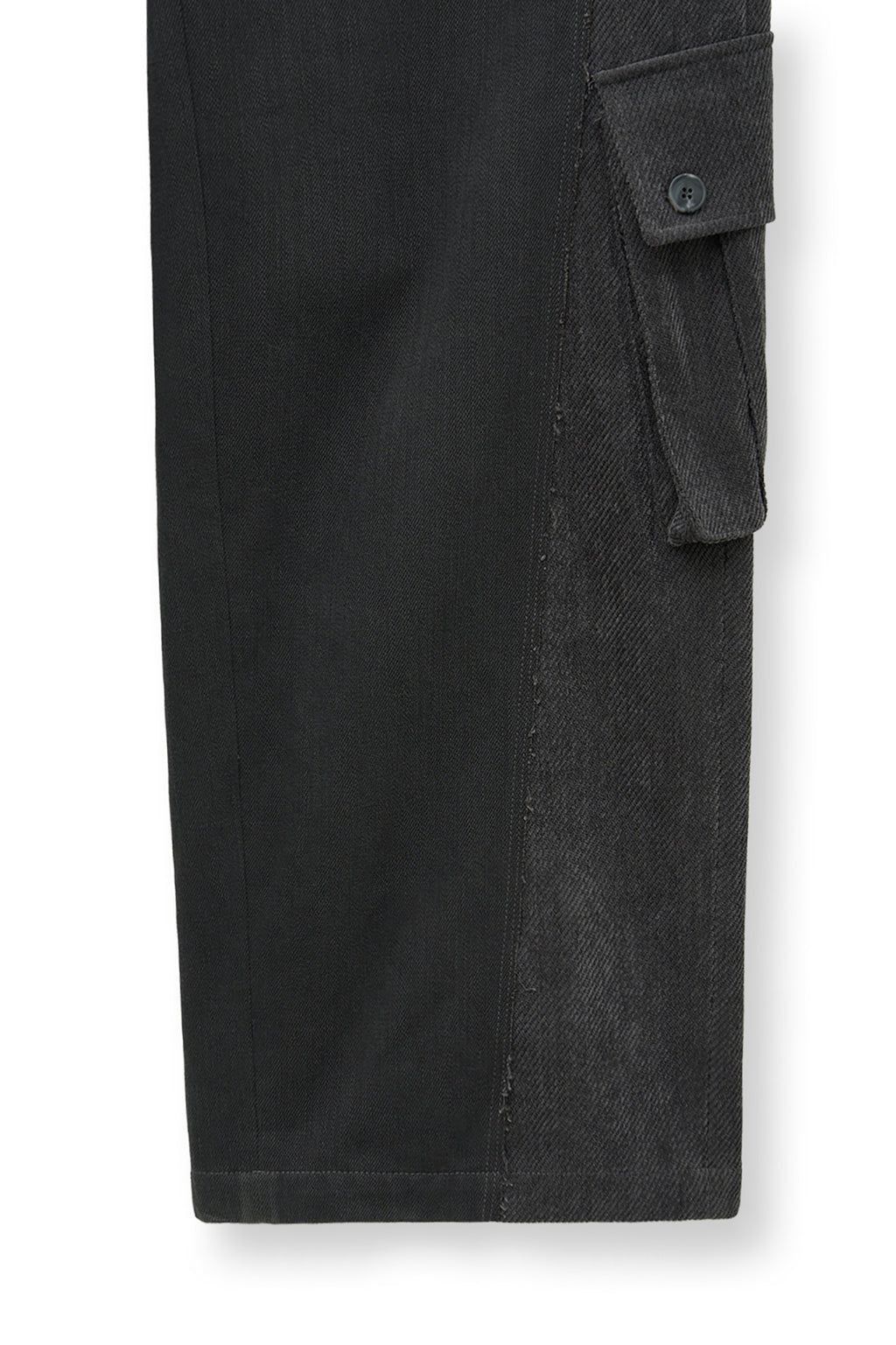 Matinkim Big Pocket Two Tone Wide Pants IN Charcoal