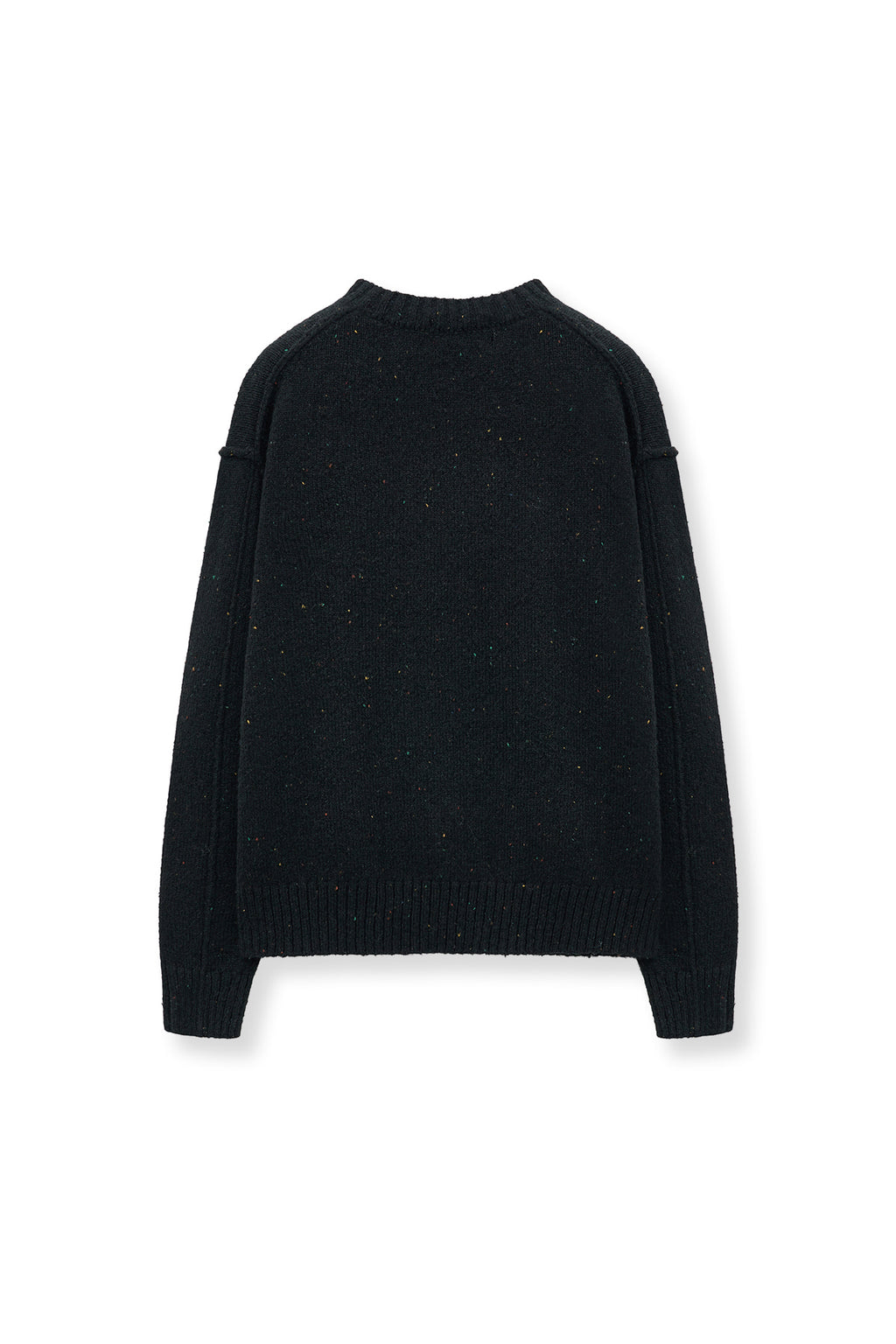 [matinkim] Matin Mixed Yarn Knit Pullover IN Dark Navy