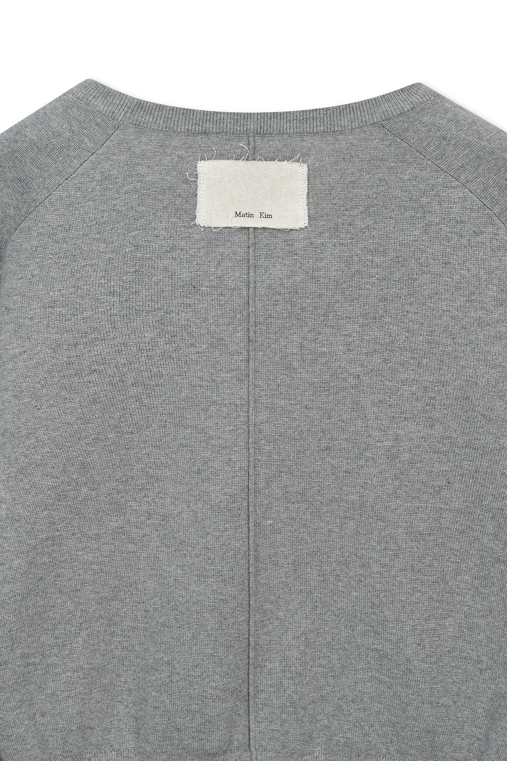 Matinkim Raglan Sleeve Knit Pullover IN Grey