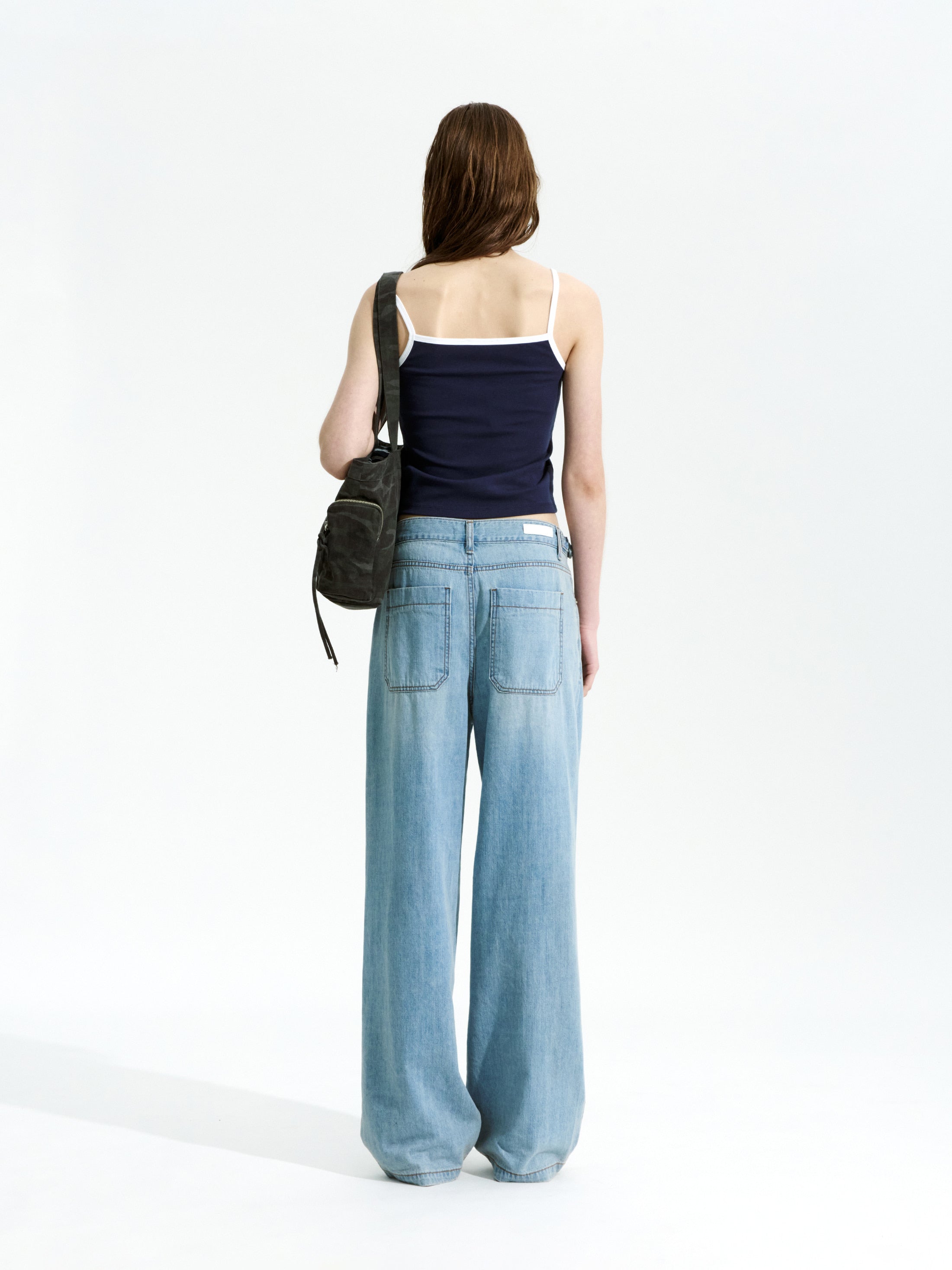 Low Classic Organic Silket Camisole Navy