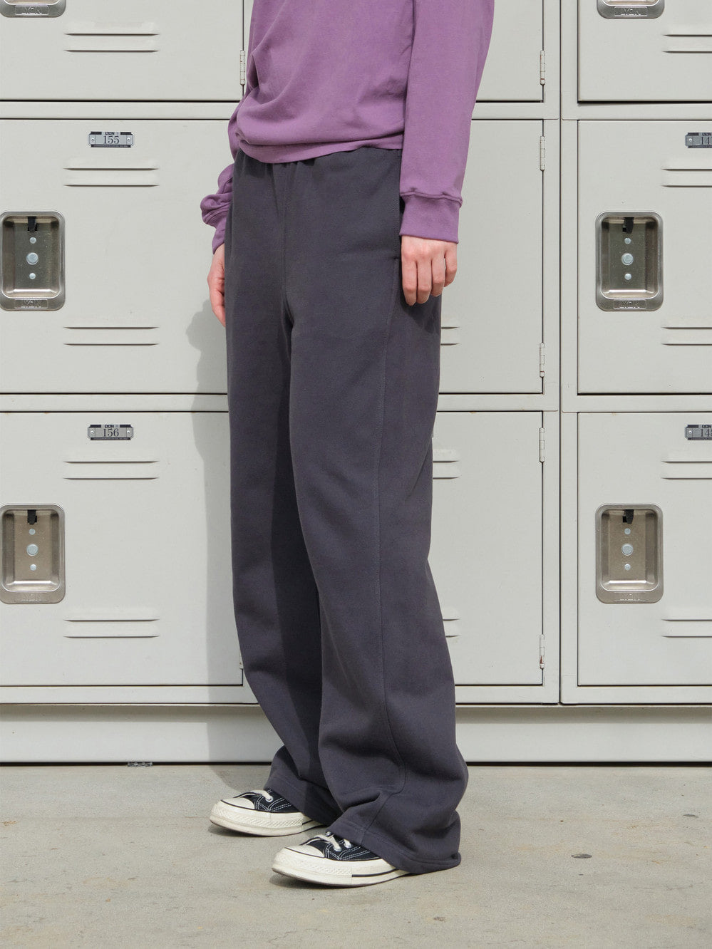 [Low Classic] Lc Soft Sweatpants_Charcoal