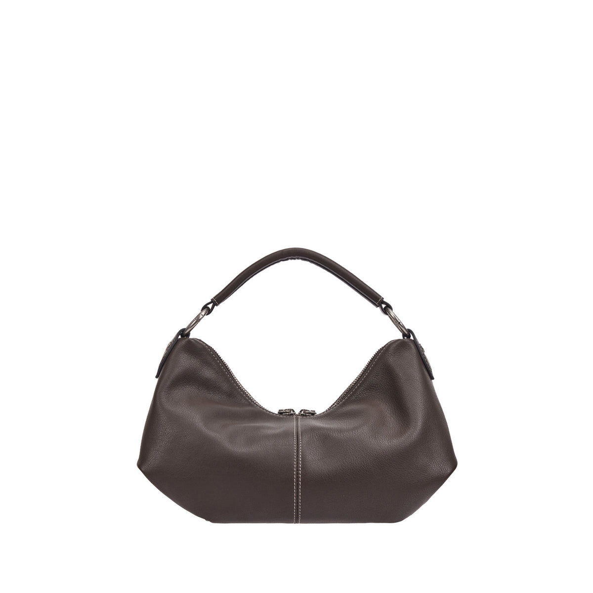Vunque Halfmoon Attache Shoulder S Dark Brown
