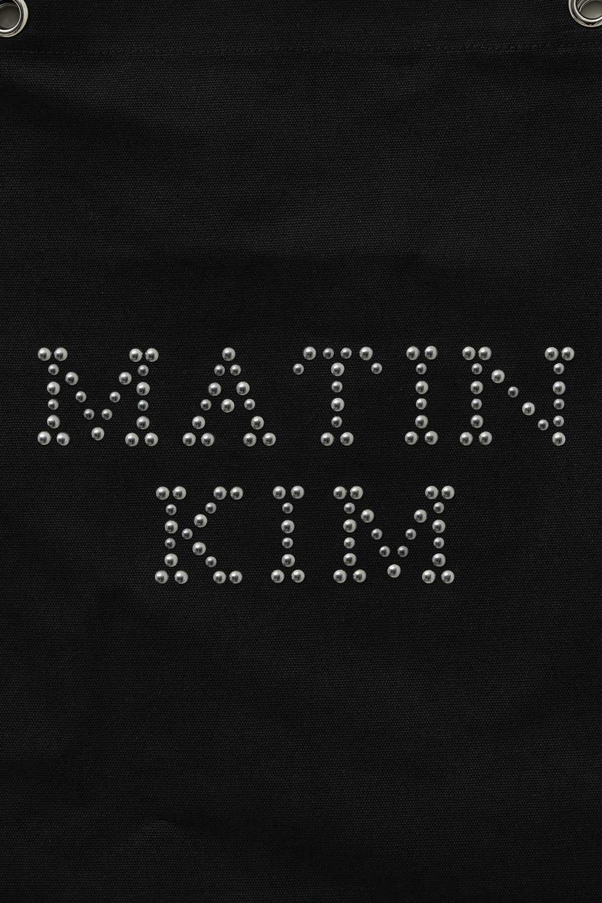 matinkim MATIN LOGO STUD ECOBAG IN BLACK - View 4
