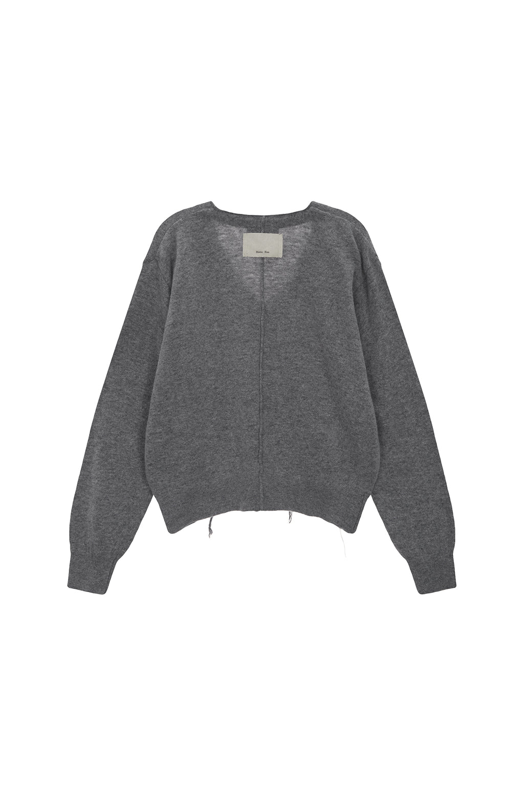 [matinkim] ARGYLE STITCH CARDIGAN IN GREY