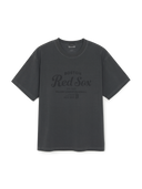 MLB Korea Vintage Washing Letter Graphic T-shirt