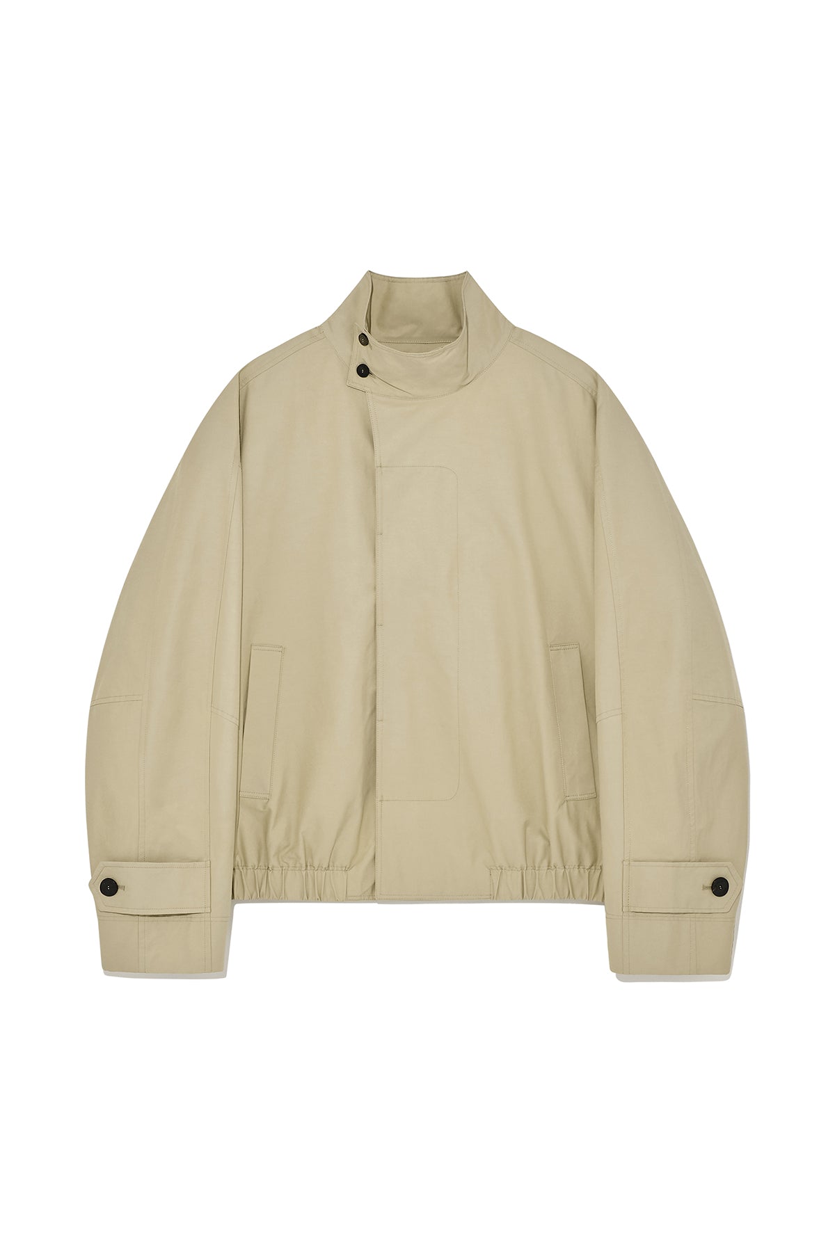 Matinkim Trench Bomber Jumper For Men IN Beige
