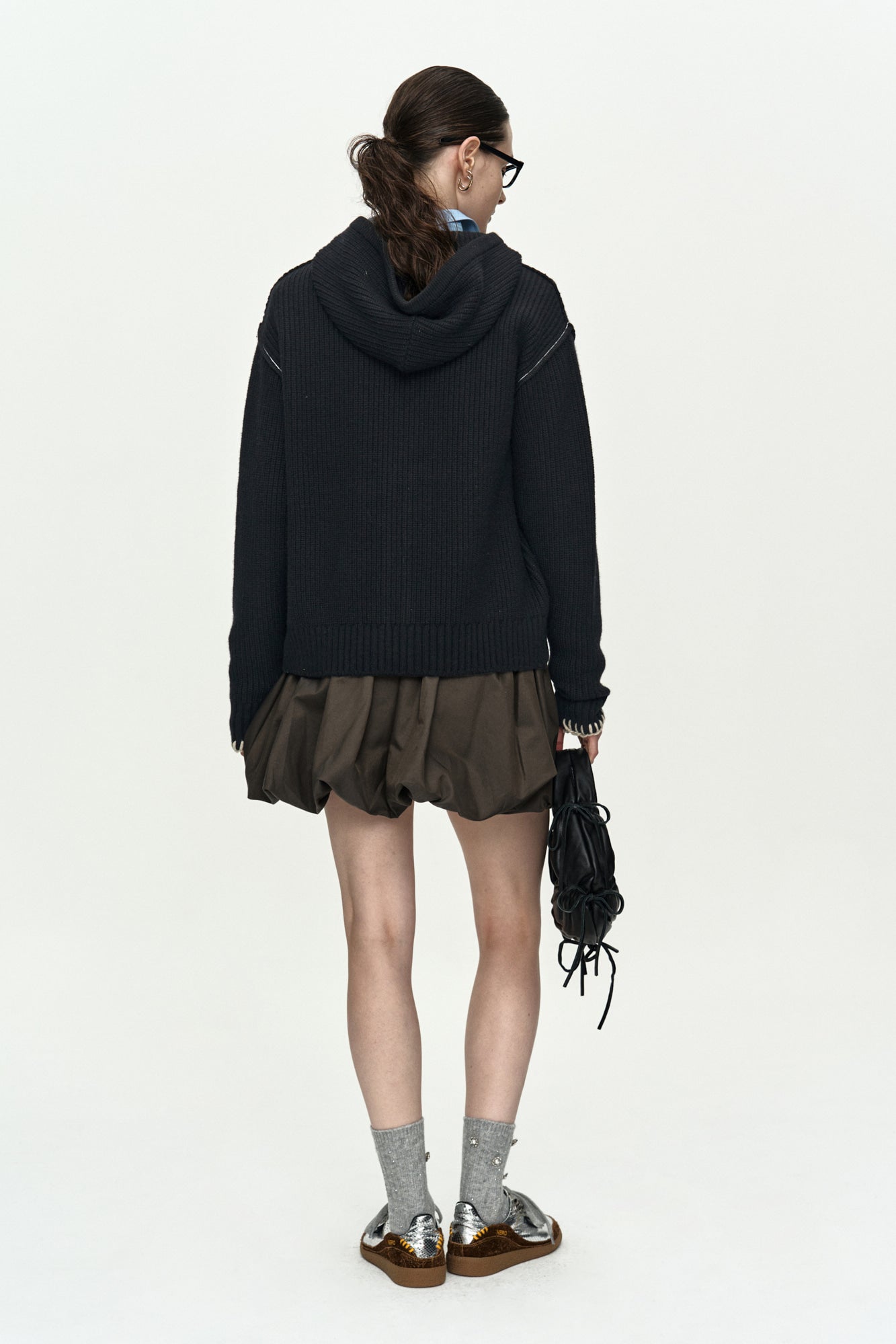 Andersson Bell Unisex Heart Logo Hood Zip-UP Sweater