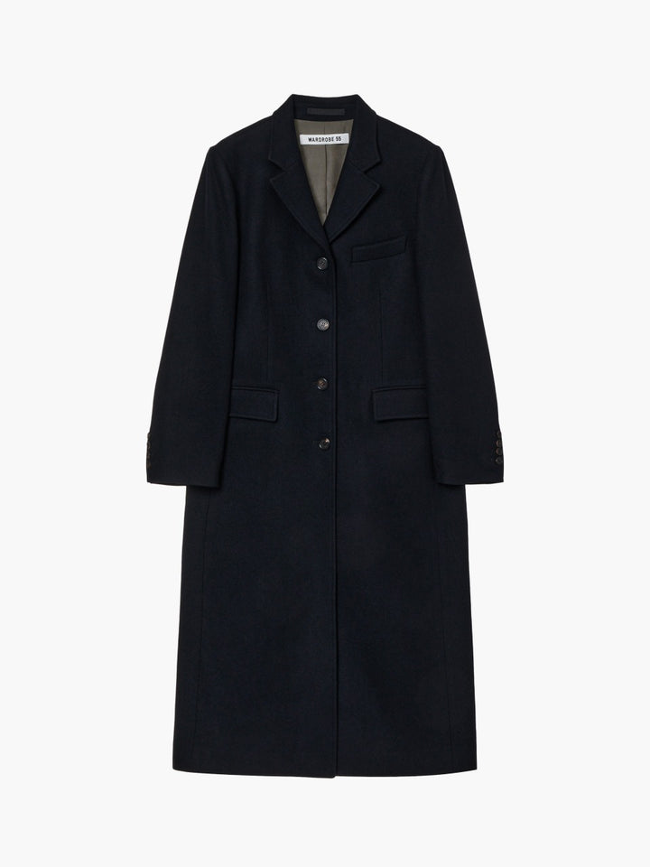 Margesherwood Single Long Coat navy