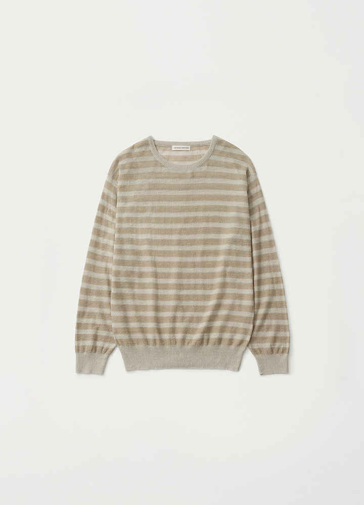 Nothing Written Veil stripe pullover (Warm taupe)