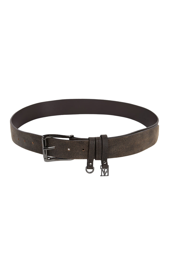 Treemingbird Wide Crack Belt Brown