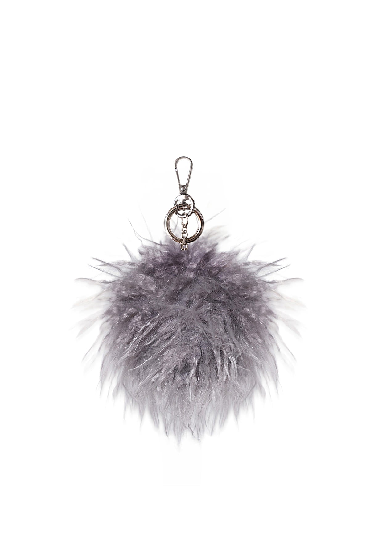 Matinkim Oddball Fur Keyring IN Grey