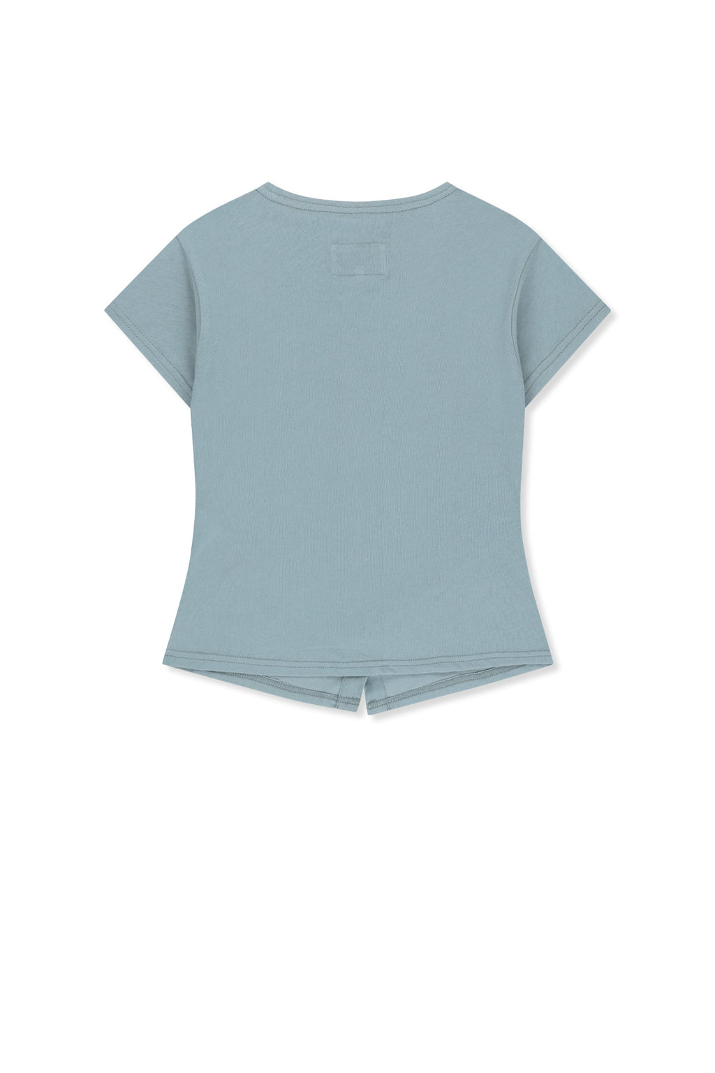 Matinkim Side Shirring Button Top IN Light Blue