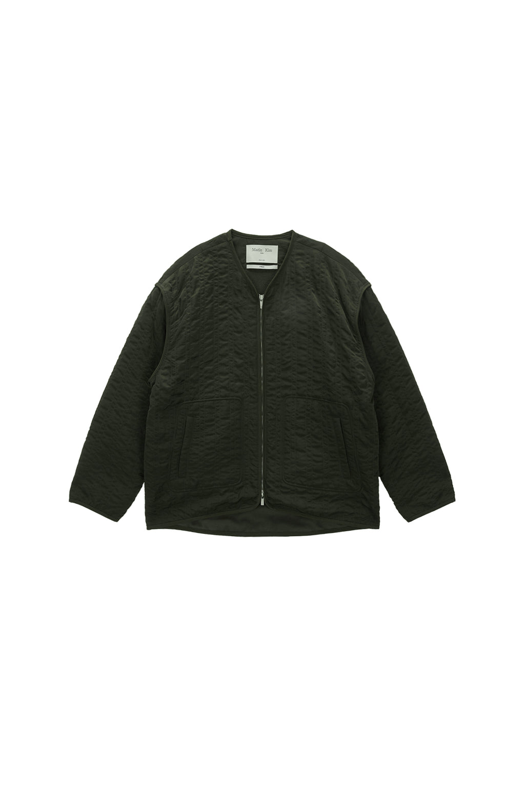 Matinkim Warm UP Quilting Jumper For Women IN Khaki