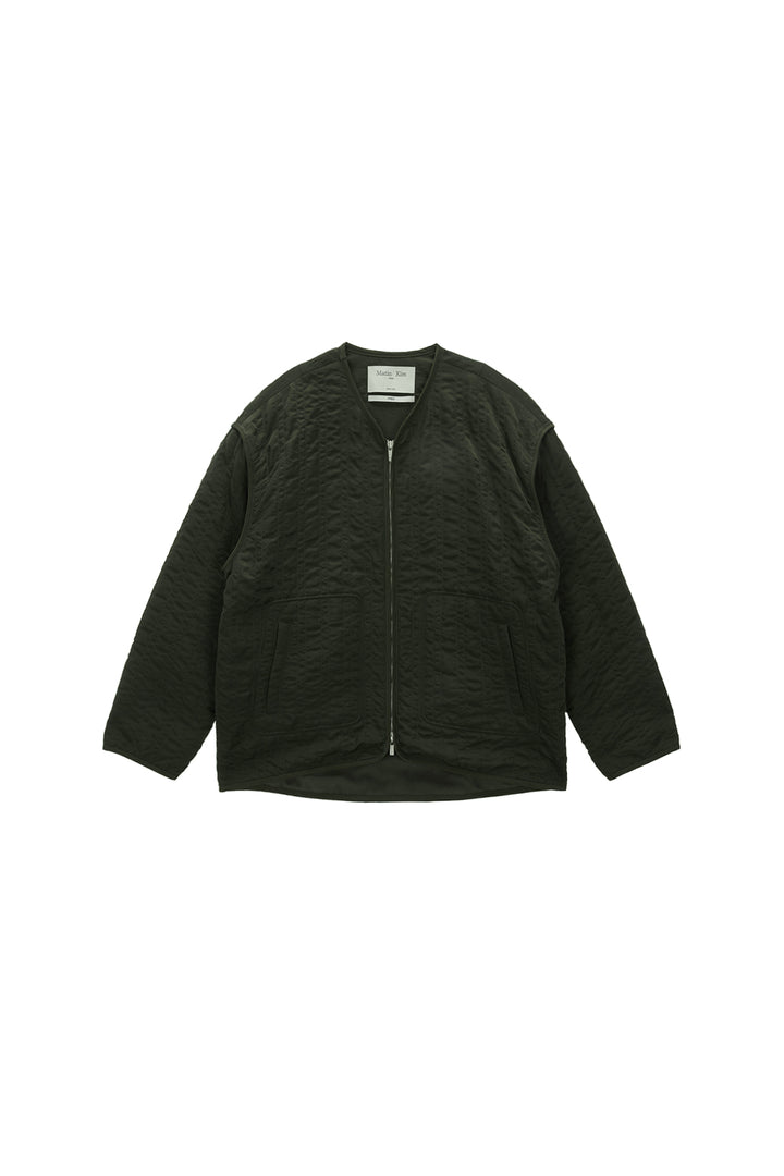 Matinkim Warm UP Quilting Jumper For Women IN Khaki