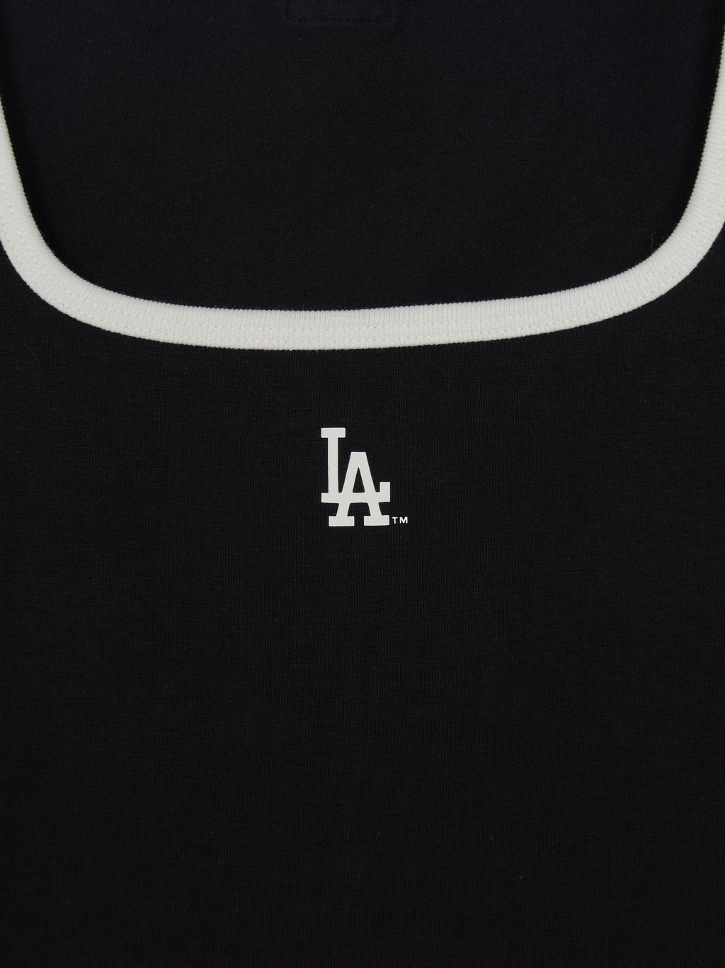 MLB Korea Women's Basic Square Neck Slim Fit T-shirt