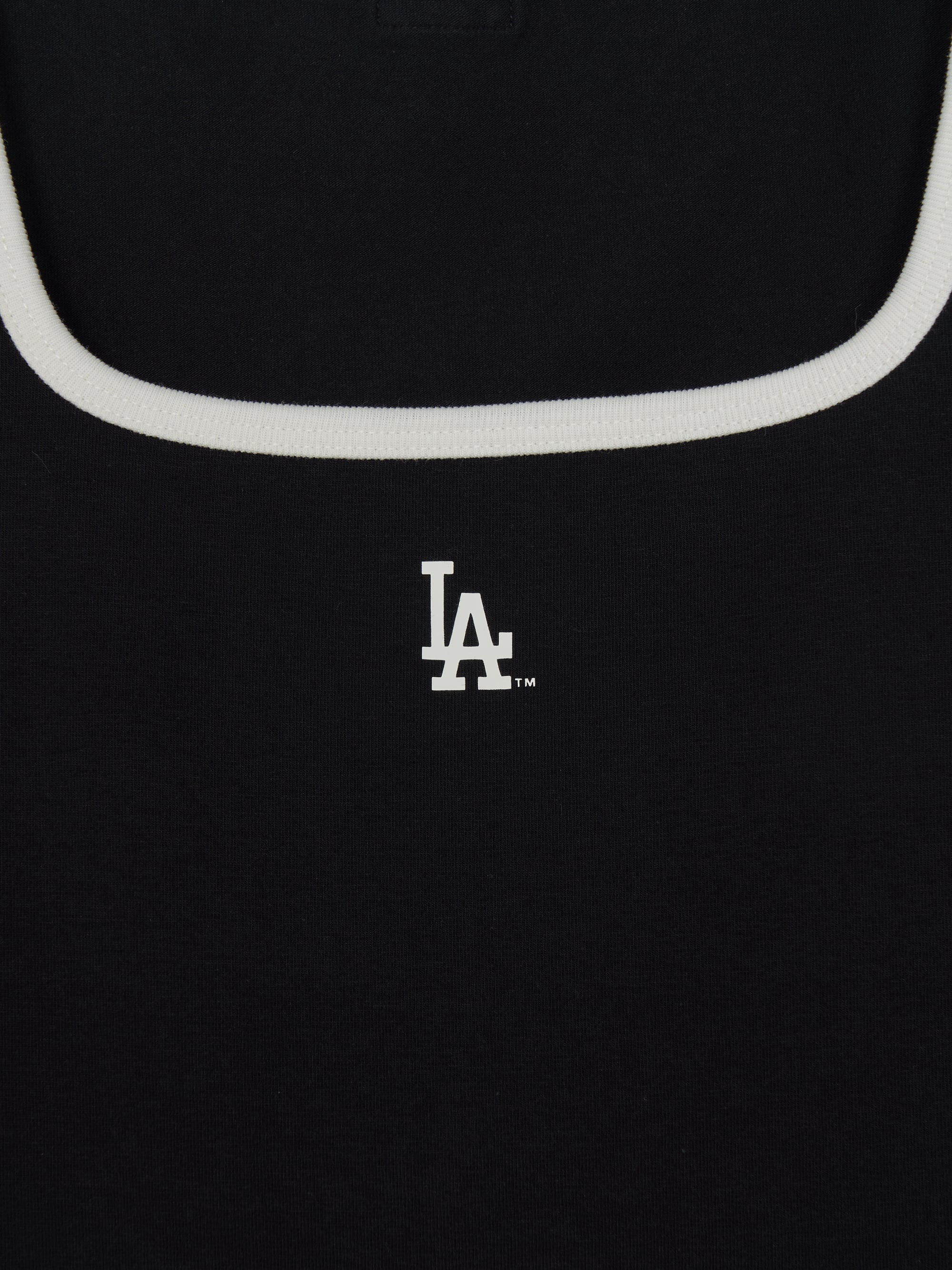 MLB Korea Women's Basic Square Neck Slim Fit T-shirt
