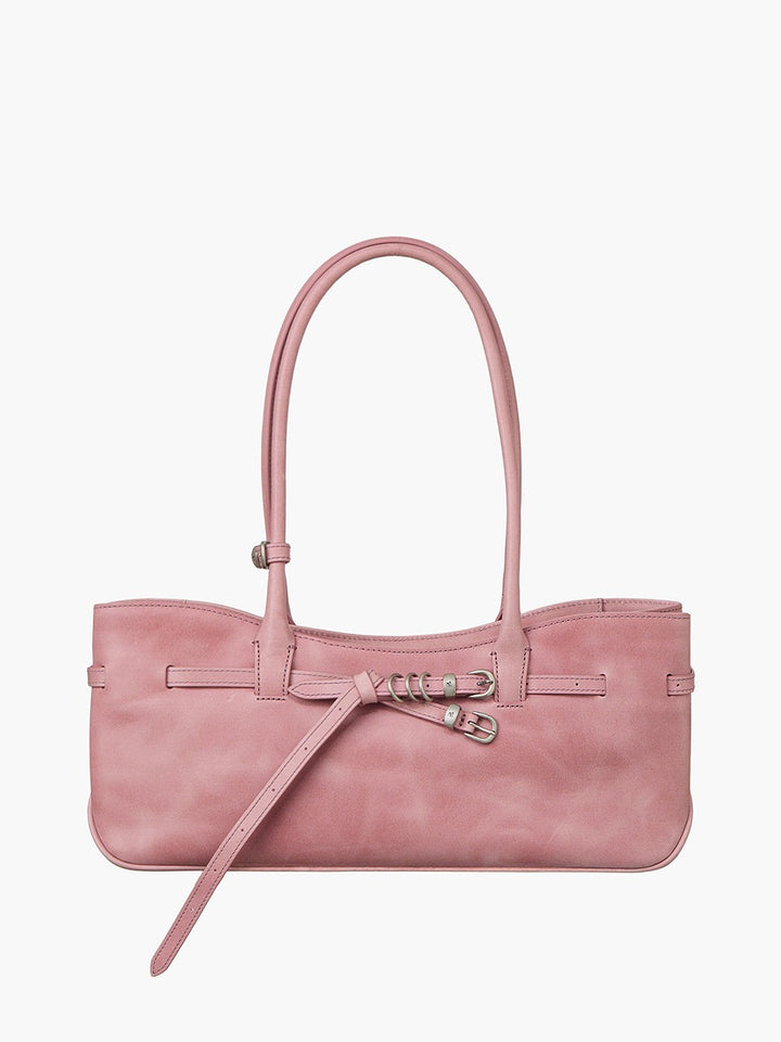 Margesherwood Grandma Used Shoulder Bag tea rose pull-up
