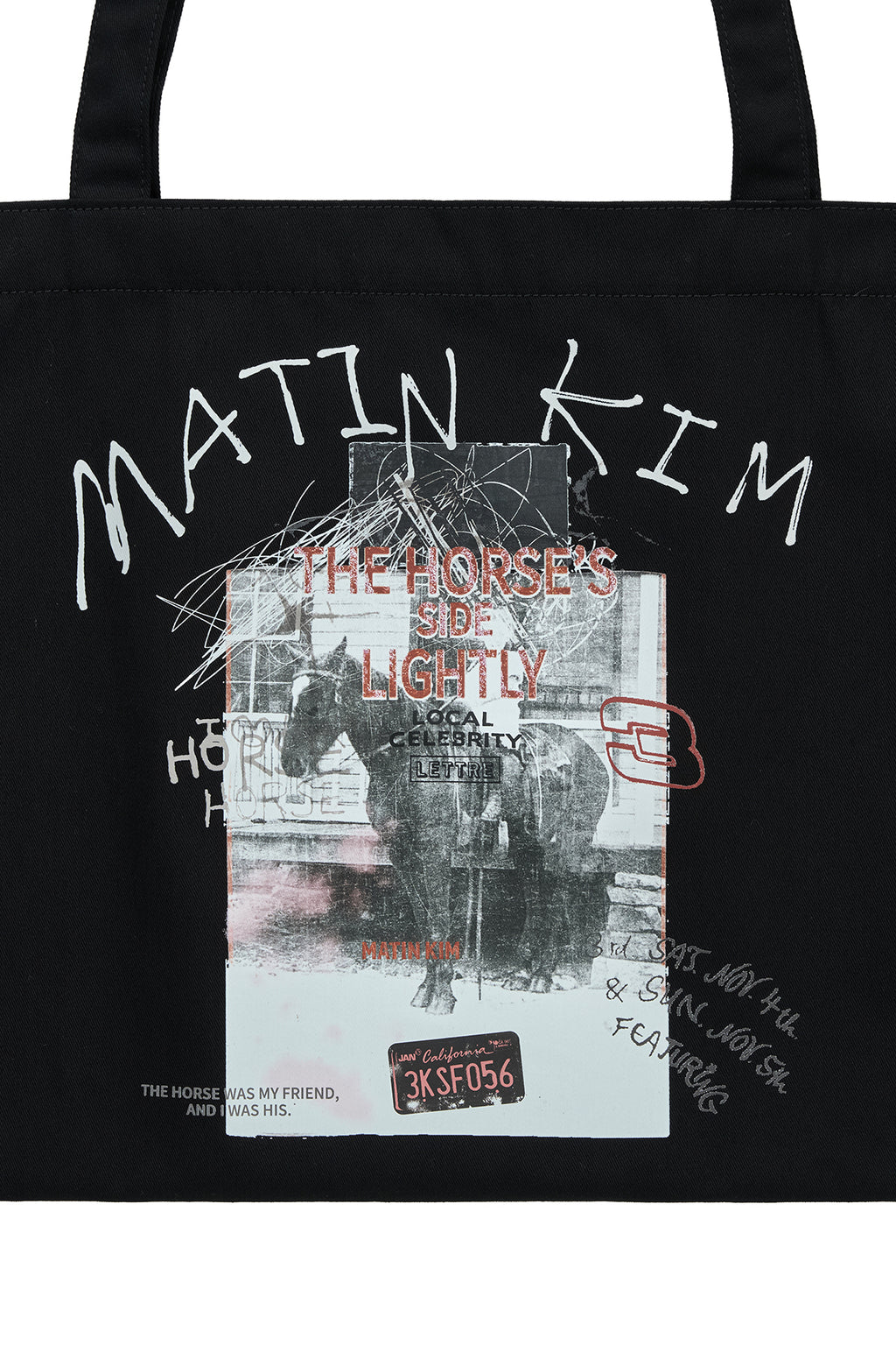 MATIN LNY 26 ECO BAG in Black by Matin Kim, a stylish and functional designer handbag.